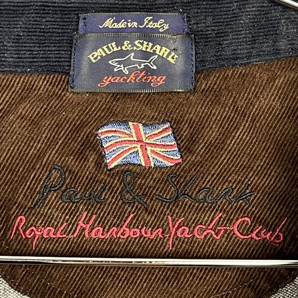 Paul & Shark Yachting Royal Harbor Yacht Club Striped Rugby Wool Sweater Large - Picture 3 of 13